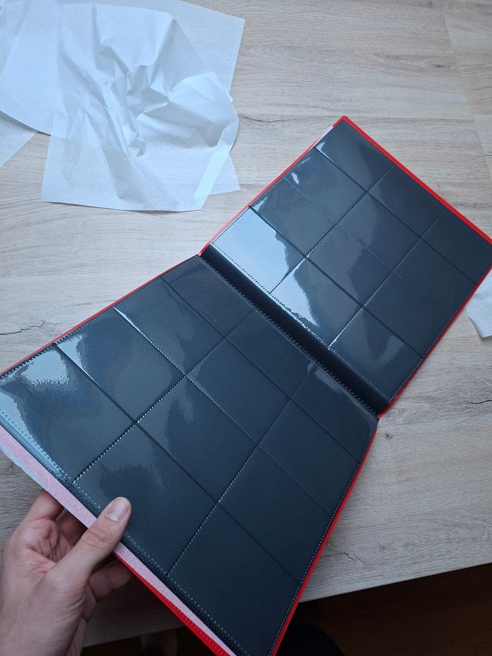 Album rouge de rangement pour 480 cartes pokemon / lorcana de qualité premium - photo numéro 2