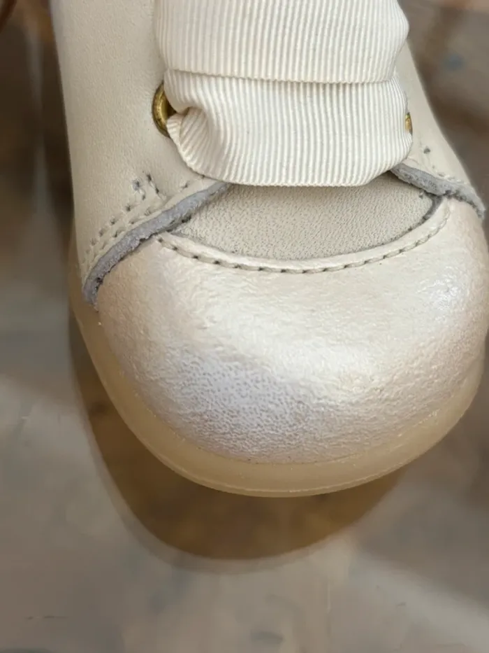 Chaussures filles beige doré cœur 18 Little Mary - photo numéro 9