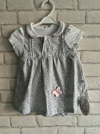 Robe body intégré mymio 9/12 mois neuf