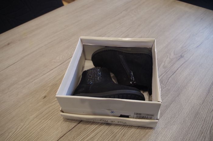 Bottines Noires Pat et Ripaton - Pointure 20 - Très bon état - photo numéro 4