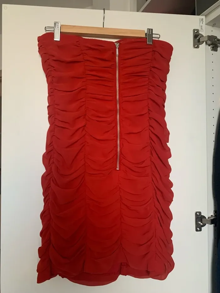 Robe bustier rouge - photo numéro 3