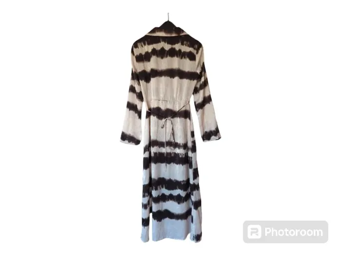 Robe longue cache coeur Mango taille S neuve effet soie - photo numéro 3