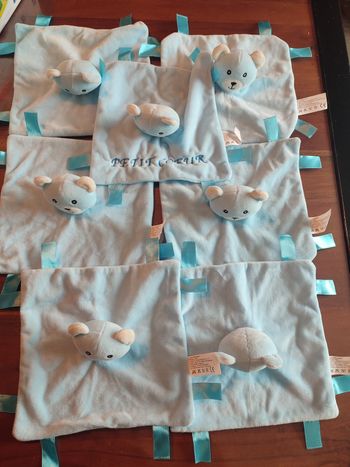 Doudou lange bleu