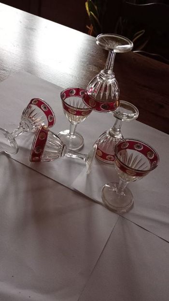 Verres liqueur, verre digestif, vintage