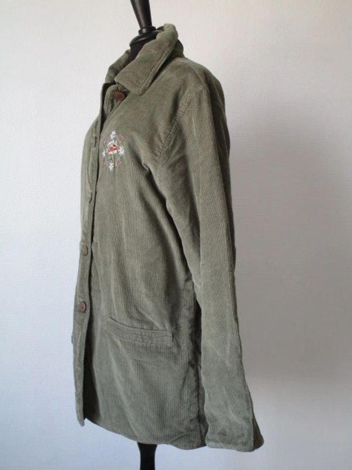 Manteau kaki vintage 42 TBE - photo numéro 5