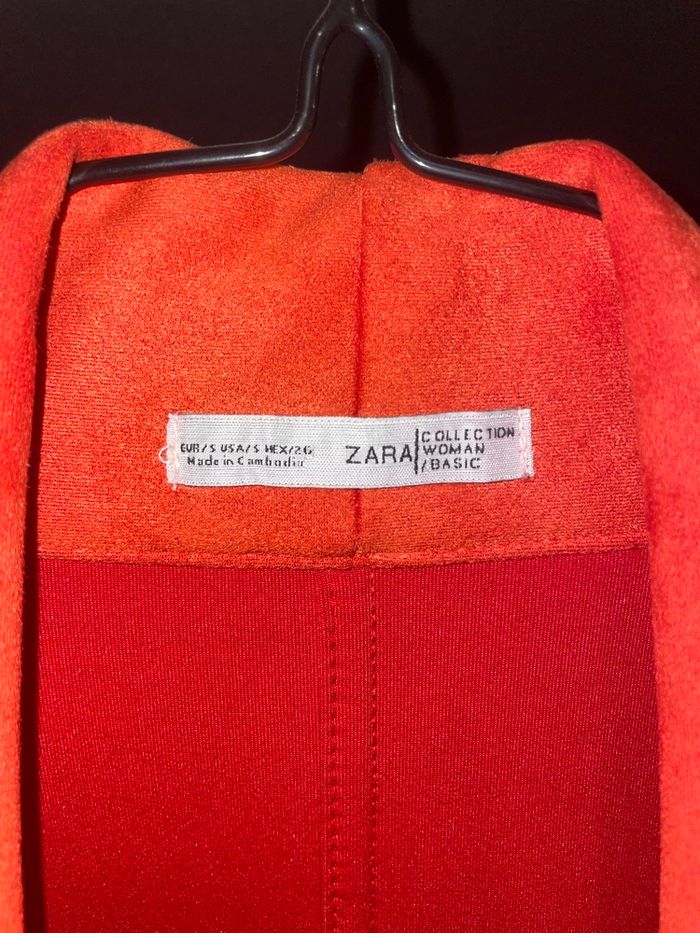 Veste longue mi saison Zara taille S - photo numéro 2