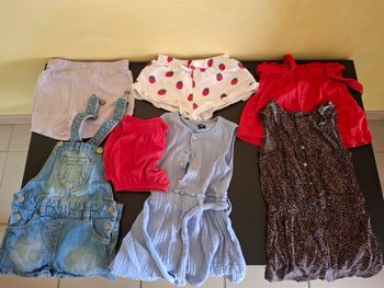 Shorts/combi filles 36 mois 