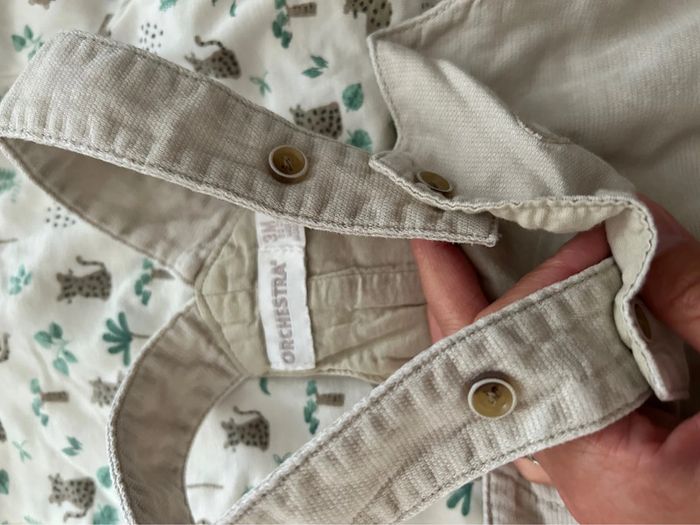 Ensemble salopette bébé 3 mois orchestra - photo numéro 2