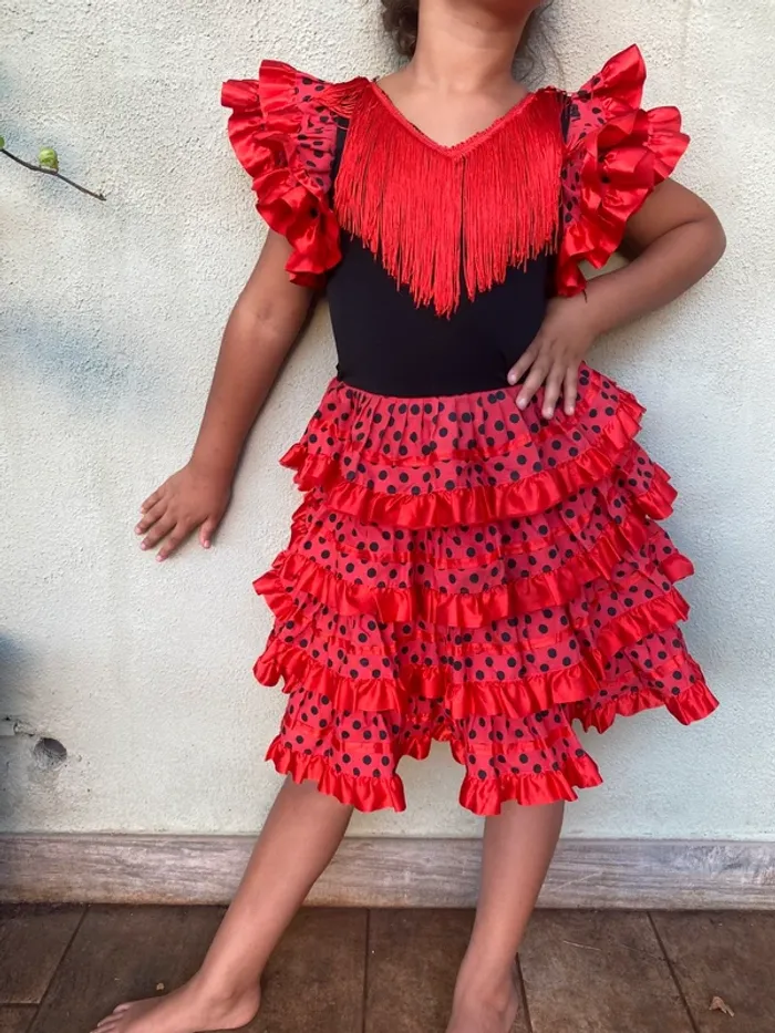 Déguisement Robe tango espagnol 8ans
