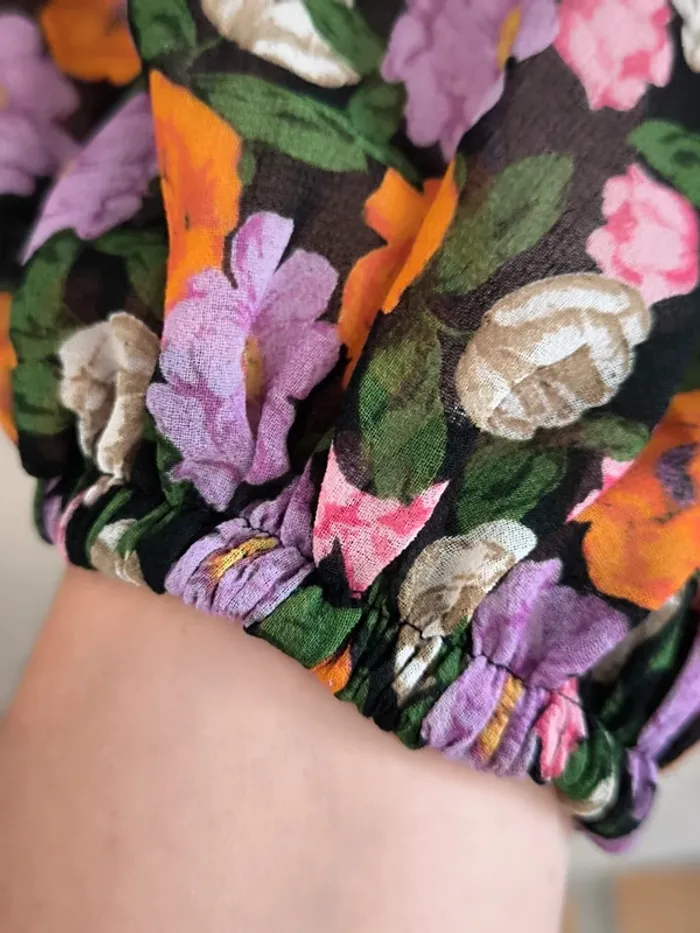 Blouse mousseline fleurie Mango 42 - photo numéro 4