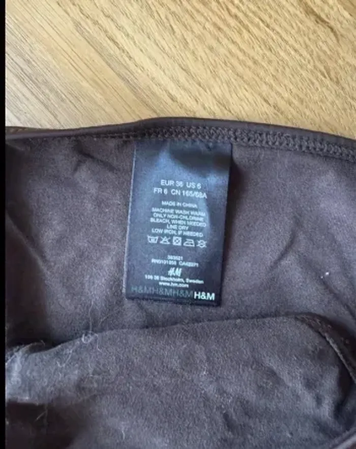 Bas de maillot de bain marron H&M taille S / 36 - photo numéro 2