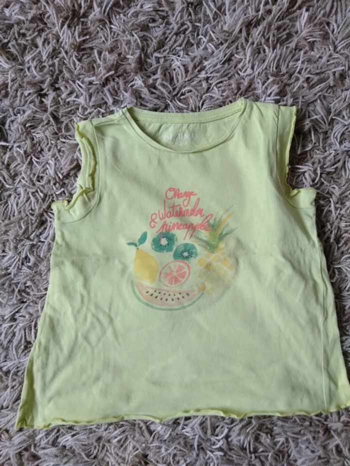 Lot de 2 tshirts (rose de la marque kiabi et le jaune de la marque in extenso) taille 4 ans - photo numéro 5