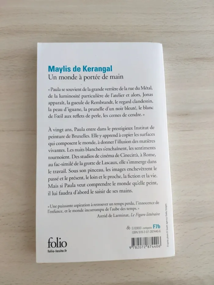 Livre poche un monde à portée de main Kerangal - photo numéro 6