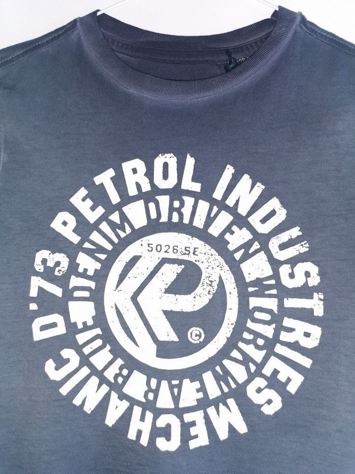 Tee-shirt bleu marine Petrol Industries 8/9 Ans - photo numéro 2