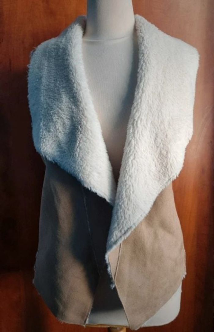 Veste sans manches intérieure doux et chaud