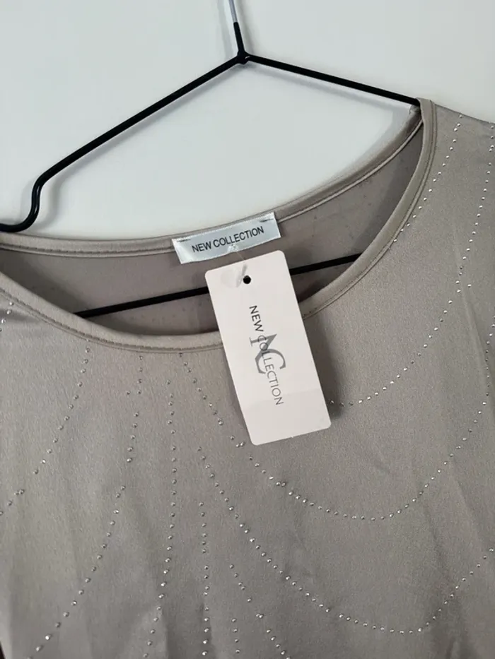 👗 Abaya strass longue manche courte - neuf avec étiquette - new collection- taille unique - photo numéro 3