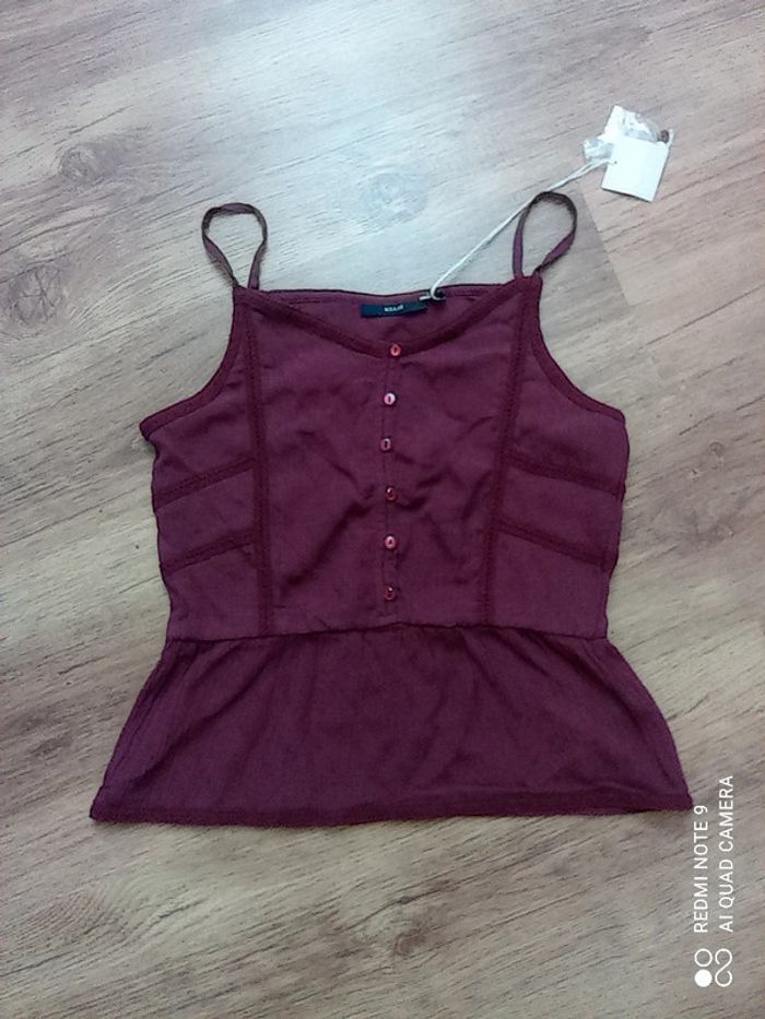 Top voile crêpé fille, Kiabi, taille 12 ans NEUF