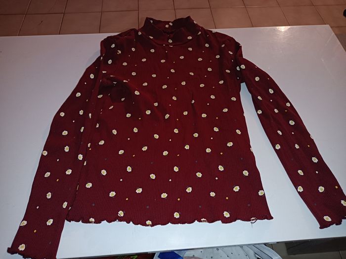 Pull manche longue fille