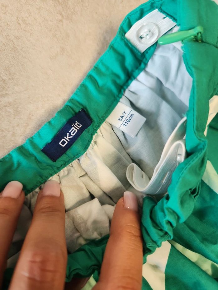 Jupe courte verte - photo numéro 2