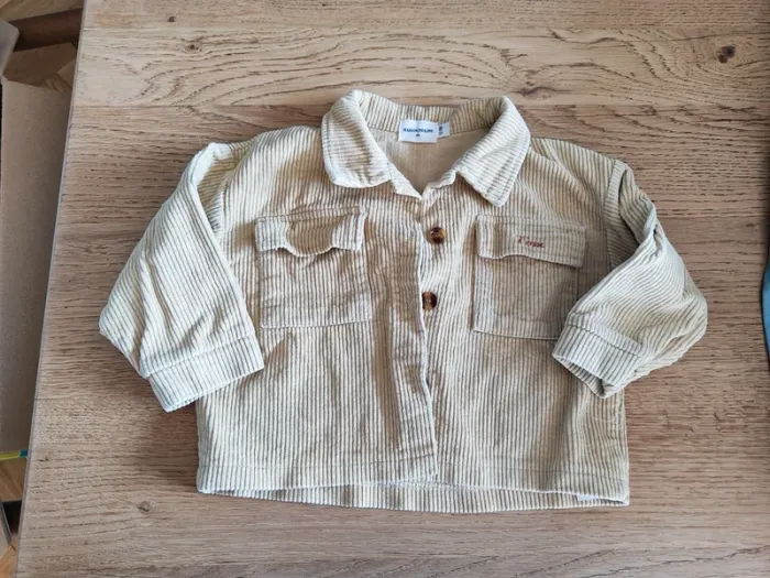 Veste en velours côtelé