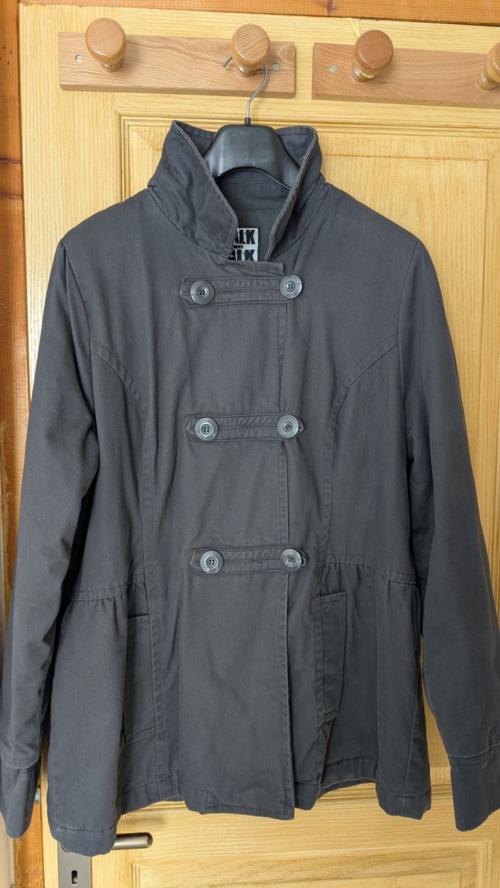 Veste femme, grise anthracite, chaude.