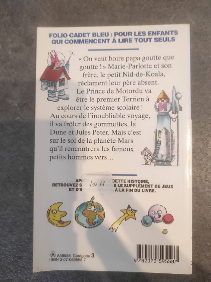 Motordu et les petits hommes vers Pef Folio Cadet Bleu 1996 - photo numéro 3