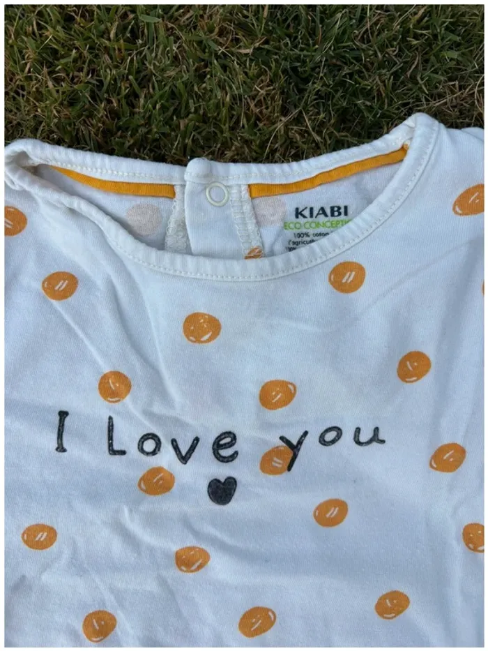 T-shirt avec des oranges 36 mois Kiabi - photo numéro 3