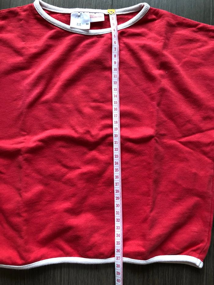 T-shirt Zara fille 2-3 ans coupe large - photo numéro 6