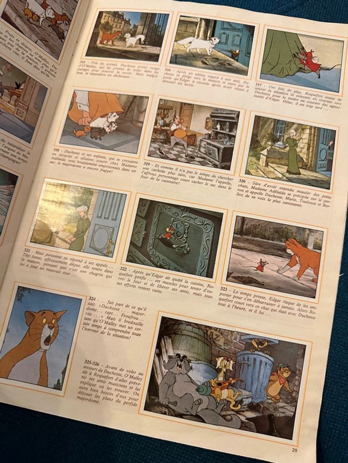 Grand album Panini complet Les Aristochats Disney stickers autocollants ancien vintage - photo numéro 12