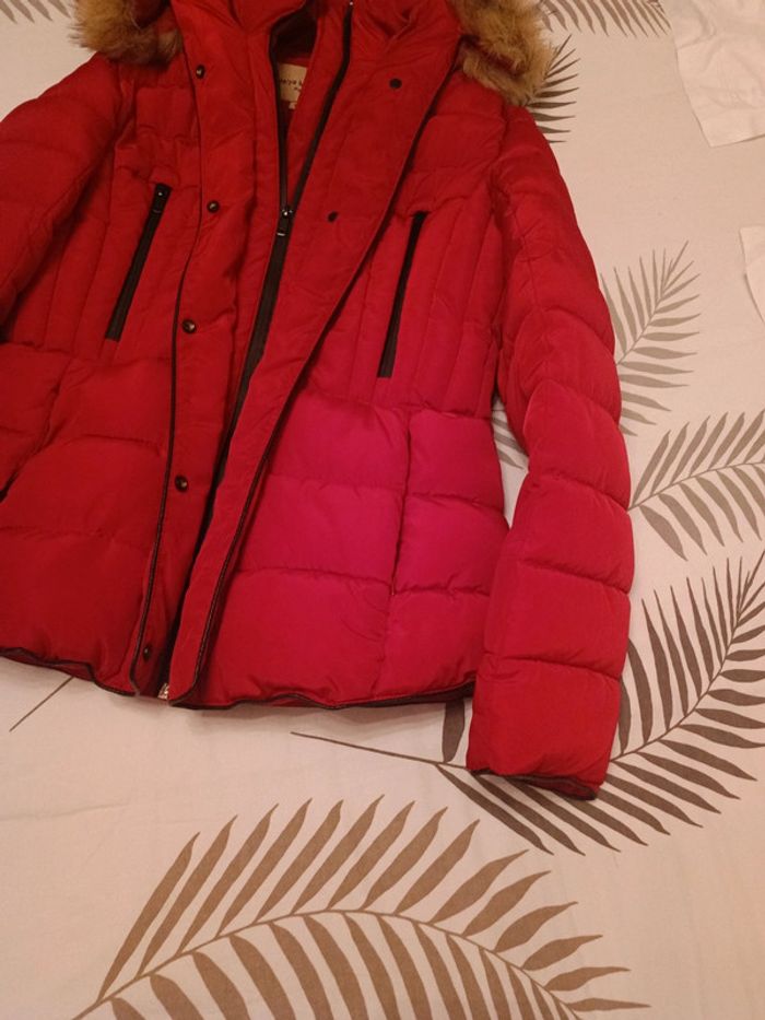 Manteau rouge femme - photo numéro 2
