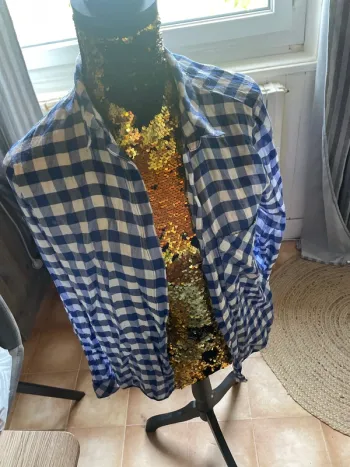 Chemise à carreau Zara