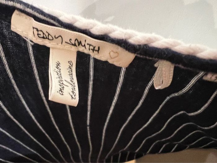 Top Teddy Smith 12 ans Marin bleu marine + donne top roxy - photo numéro 11