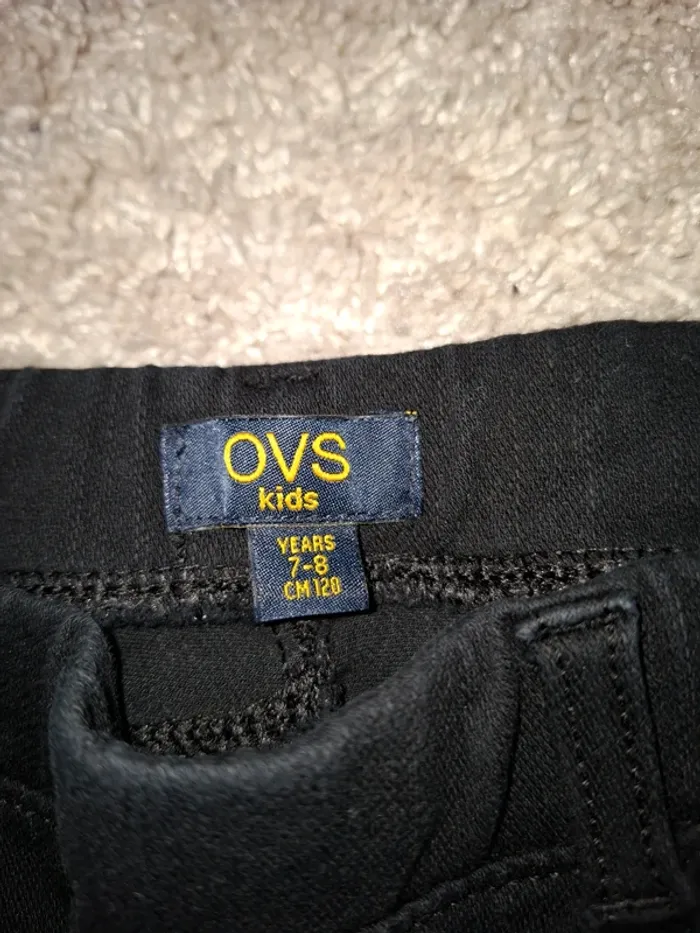 Jegging slim noir jean extensible 7/8 neuf OVS - photo numéro 4