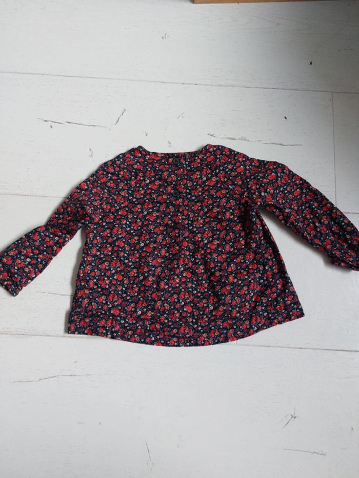 Blouse à fleurs Baby Gap Taille 12-18 mois - photo numéro 4