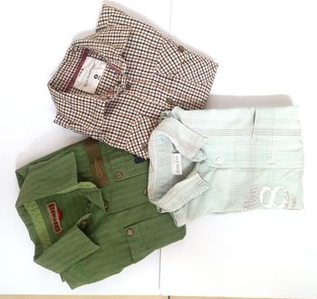 Lot 3 chemises manches longues 4 ans