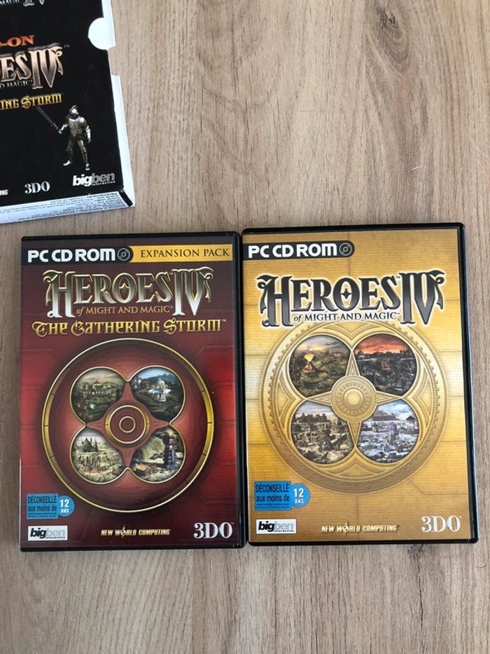 Jeux pc vintage coffret gold édition Heroes IV4 - photo numéro 3