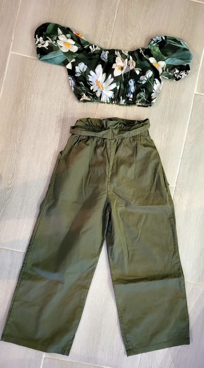 Très jolie tenue verte