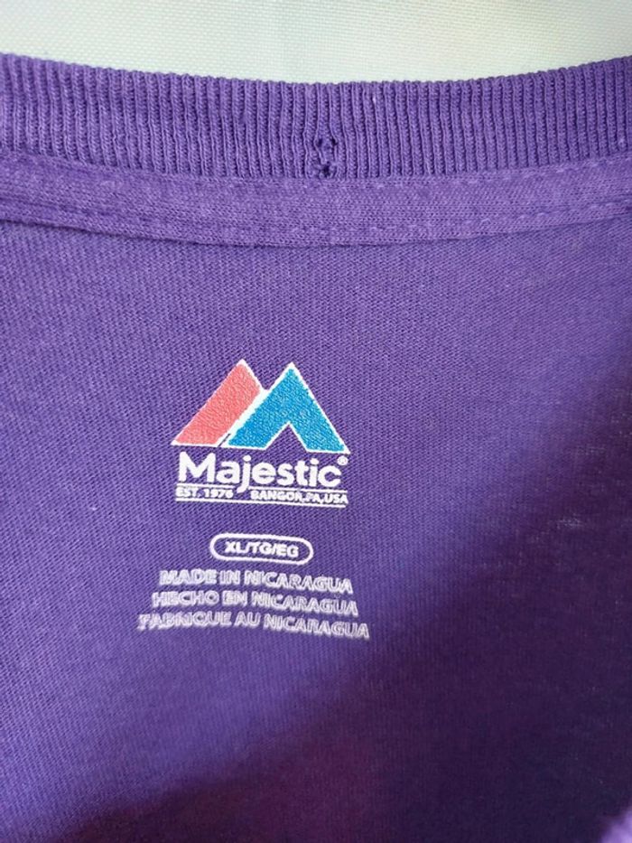 Tee-shirts Majestic Super Bawl Taille XL - photo numéro 3