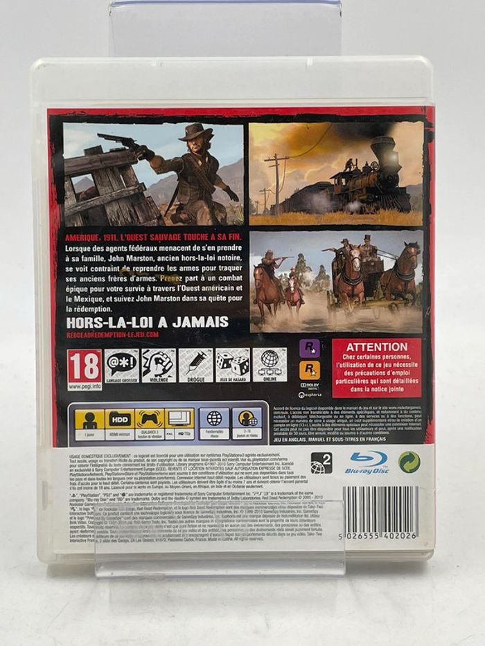 Jeu vidéo Red Dead Redemption sur console PlayStation 3 - photo numéro 2