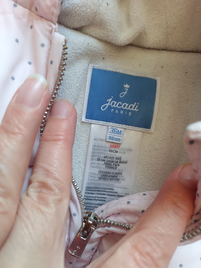 Doudoune Jacadi rose bien chaude - photo numéro 3