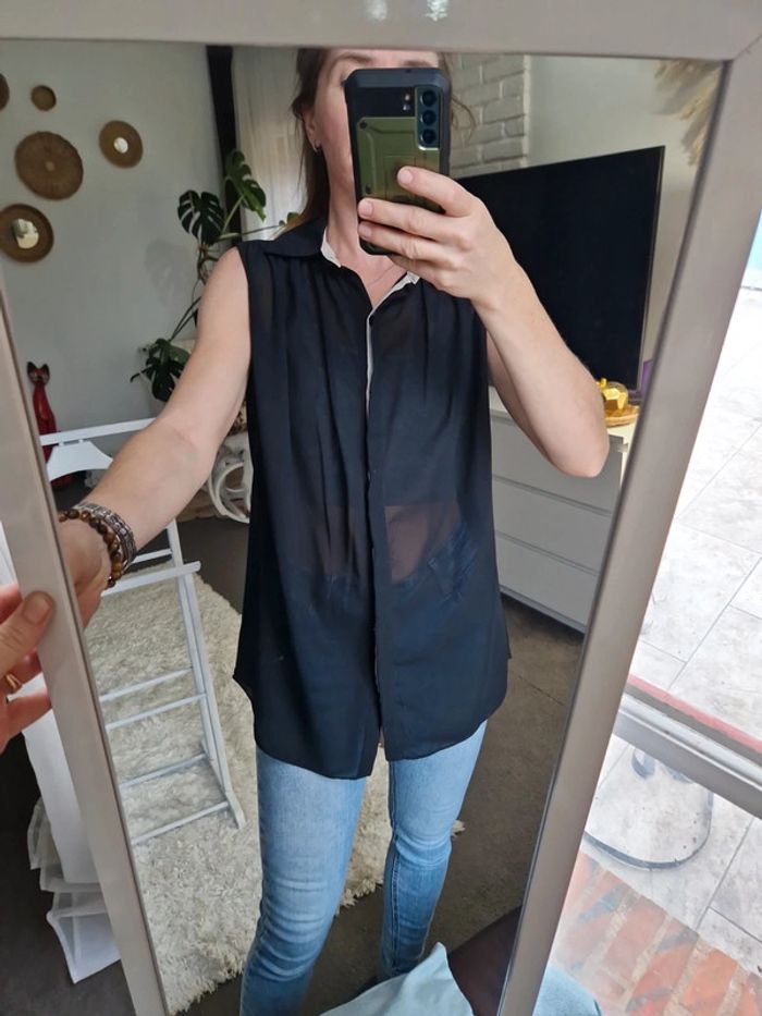 Chemisier long transparent