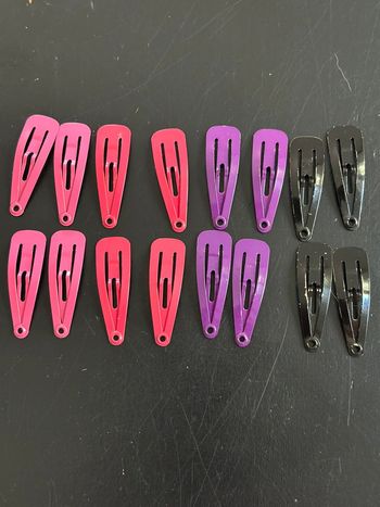 Lot de 16 barrettes bébé