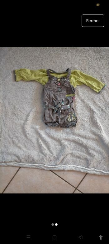 Ensemble fille 3 mois