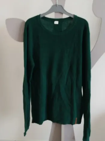 Pull vert foncé Zeeman taille 13-14ans