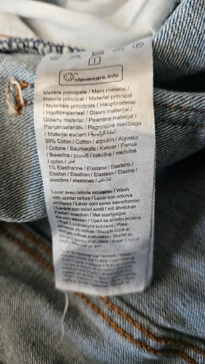 Short taille haute en jean - photo numéro 6