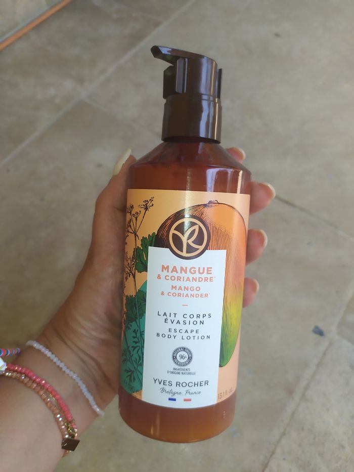 Lait corps + crème mains  mangue et coriandre - photo numéro 4