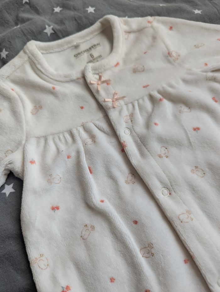 Pyjama velours orchestra 6 mois