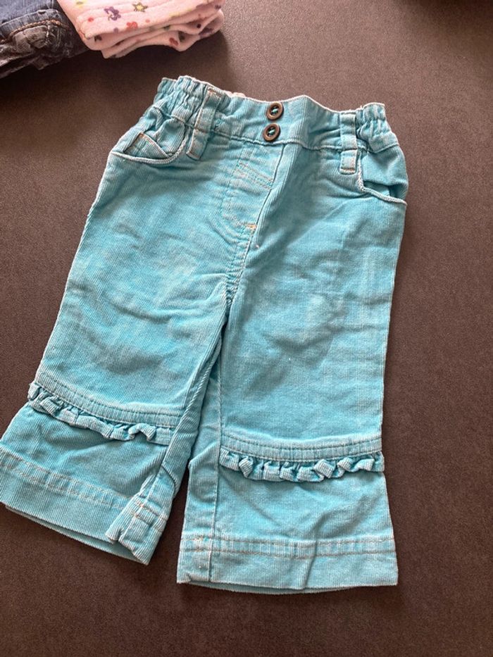 Lot ensemble vêtement bébé fille enfant taille 3 mois pantalon garde robe - photo numéro 5