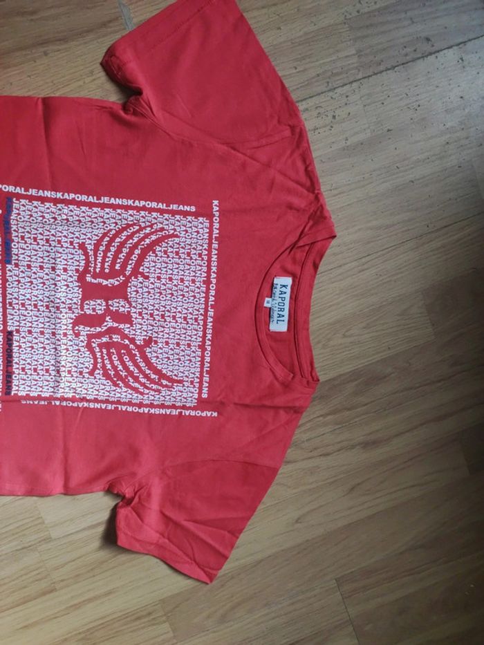 T-shirt Kaporal rouge - photo numéro 2