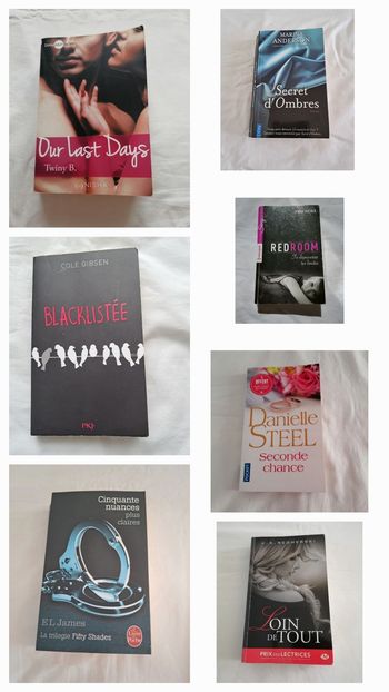 Lot livres New romance